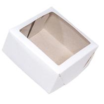 Caixa De Doces Papel Duplex Branca 10x10x4,5 - 60 Un
