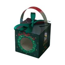 Caixa De Doces Para a Véspera De Natal Com 5 Peças, Caixa De Presente Portátil Em Forma De Maçã,