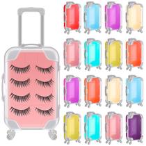 Caixa de embalagem de cílios postiços Juexica, pacote 18, mini mala