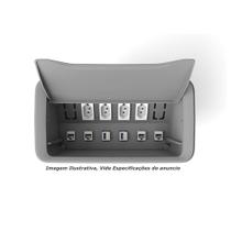 Caixa de Embutir - 4 Tomadas 20a 6 Rj45 Cat5e - New 6 Cinza Caixa de Embutir - 4 Tomadas 20a 6 Rj45 Cat5e - New 6 Cinza