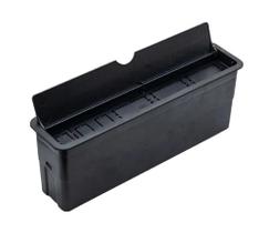 Caixa De Embutir Para Mesa Móveis Sem Tomada Virgem Slim Com Fundo Preto