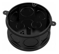 Caixa De Embutir Pvc Fmd Com Orelha De Metal Preta Ciep4X4 Cemar
