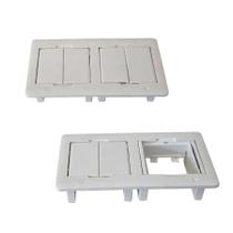 Caixa De Embutir Universal Retangular Abs Branco 4Blocos Qtmov BRANCO Caixa De Embutir Universal Retangular Abs Branco 4Blocos Qtmov BRANCO