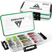 Caixa de equipamento de pesca Ghosthorn Waterproof com bandejas 3600 e 3700 Caixa de equipamento de pesca Ghosthorn Waterproof com bandejas 3600 e 3700