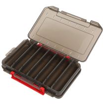 Caixa de equipamento de pesca Vbestlife transparente de dupla face PP