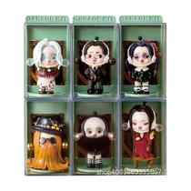 Caixa de exibição de figuras, estojo transparente WMM com compartimento para cartão de identificação empilhável Caixa de exibição de figuras, estojo transparente WMM com compartimento para cartão de identificação empilhável