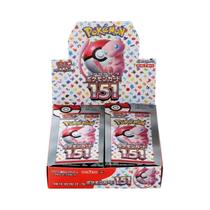 Caixa De Expansão Scarlet Violet Pokemon TCG Com 140 Cartas, Versão Anime Do Japão, 151 Cartas