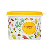 Caixa de farofa floral Tupperware