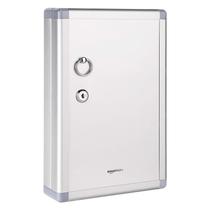 Caixa de fechadura de armário Amazon Basics 24 chaves prateada