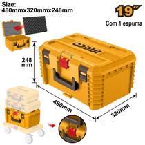 Caixa de Ferramenta Empilhável Ingco 48x32x24cm PBXS103 Funda