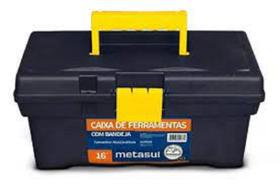 Caixa de ferramenta standard 16 pol com bandeja metasul