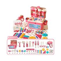 Caixa De Ferramentas Educacional Infantil Para Brincadeiras De Construção, Brinquedo Multifuncional Caixa De Ferramentas Educacional Infantil Para Brincadeiras De Construção, Brinquedo Multifuncional