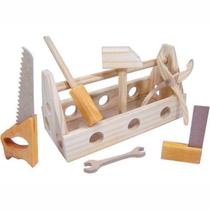 Caixa De Ferramentas Educativa Em Madeira - Bem Infantil Caixa De Ferramentas Educativa Em Madeira - Bem Infantil