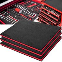 Caixa de ferramentas Foam ONREVA, pacote com 3, 46 x 30,5 x 2,5 cm para estojos
