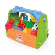 Caixa de Ferramentas Infantil - Brinquedo Educativo Tateti Ref 454