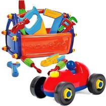Caixa de Ferramentas Infantil com 21 Peças Poliplac