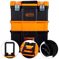 Caixa de Ferramentas Modular 3 em 1 Com Rodas (583,0004) - Tactix