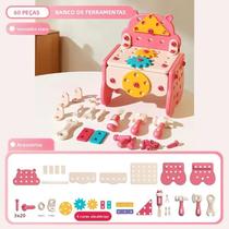 Caixa De Ferramentas Multifuncional Para Crianças, Brinquedo De Simulação De Furadeira, Brinquedo De