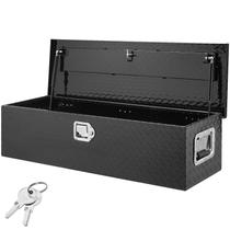 Caixa de ferramentas para cama de caminhão VEVOR Heavy Duty Alumínio 39x13x10cm preta