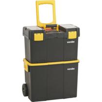 Caixa de Ferramentas Plástica com Rodas e 2 Compartimentos CRV 0300 Vonder - 61.05.030.000