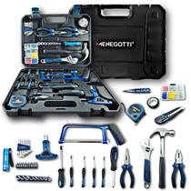 Caixa de Ferramentas Pro 135 Pçs Menegotti Com Chave Catraca Auto Peças Mecânicos Ferramentas de Alto Rendimento Profissional