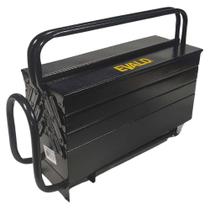 Caixa de Ferramentas Sanfonada 7 Gavetas 50 CM com Alça e Rodas EV507M EVALD