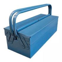 Caixa de Ferramentas Sanfonada com 3 Gavetas Azul - Marcon 350