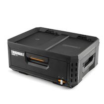 Caixa de ferramentas ToughBuilt StackTech de 1 gaveta, plástico durável, preto