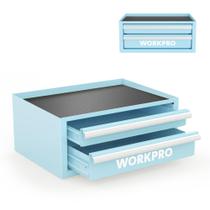 Caixa de ferramentas WORKPRO 12.5 Mini com 2 gavetas e 1 armazenamento aberto