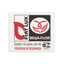 Caixa de Fosfóros Pequena Maço Com 10 Caixinha Beija Flor Para Fogão Churrasqueira