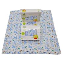 CAIXA DE FRALDA 70X70CM ESTAMPA URSINHO POOH - FEMININO e MASCULINO