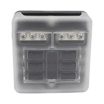 Caixa De Fusíveis 32V Para Carro E Barco Com 6 Vias, Bloco De Fusíveis Tipo Lâmina, Indicador De Caixa De Fusíveis 32V Para Carro E Barco Com 6 Vias, Bloco De Fusíveis Tipo Lâmina, Indicador De