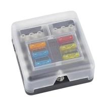 Caixa De Fusíveis À Prova d'Água Com 12 Vias, Bloco De Fusíveis De Lâmina Com 6 Vias E Indicador LED Caixa De Fusíveis À Prova d'Água Com 12 Vias, Bloco De Fusíveis De Lâmina Com 6 Vias E Indicador LED