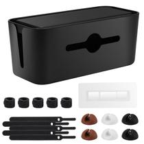 Caixa de gerenciamento de cabos Gabfu Cord Organizer preta