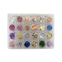 Caixa de Glitter para Unhas Real Love