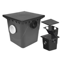 Caixa de gordura coletora c/ cesto 42l entradas de 100/75/50 Caixa de gordura coletora c/ cesto 42l entradas de 100/75/50