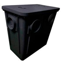 Caixa De Gordura Preta 52 Litros 52x33x51mm Roma Caixa De Gordura Preta 52 Litros 52x33x51mm Roma