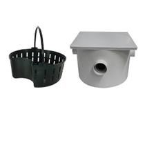 Caixa de Gordura Quadrada com Cesto 250 X 180 X 50 X 40mm - Plastipan Caixa de Gordura Quadrada com Cesto 250 X 180 X 50 X 40mm - Plastipan