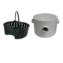 Caixa de Gordura Redonda com Cesto 250 X 180 X 75 X 40mm - Plastipan Caixa de Gordura Redonda com Cesto 250 X 180 X 75 X 40mm - Plastipan