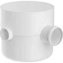 Caixa De Gordura Sifonada Tigre 250X230X75Mm Redonda Branca Caixa De Gordura Sifonada Tigre 250X230X75Mm Redonda Branca