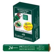 Caixa de grafite 12 tubos com 24 grafites cada 0,5 2B TMG052B Faber Castell