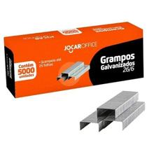 Caixa de Grampos 26/6 Galvanizado C/5000 Unidades para Grampeador Jocar Office Leonora Caixa de Grampos 26/6 Galvanizado C/5000 Unidades para Grampeador Jocar Office Leonora