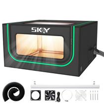 Caixa de gravação a laser Cregrant3D 72x72x40 cm Kit de ventilação LED