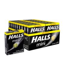 Caixa de Halls Drops Mini Extra Forte Sem Açúcar 18un