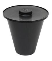 Caixa De Inspeção Aterramento Cônica Pvc Com Tampa