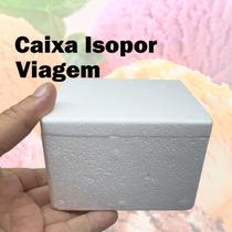 Caixa de isopor com 20 unid 250gr ideal para sorvete, viagem congelados Caixa de isopor com 20 unid 250gr ideal para sorvete, viagem congelados