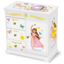 Caixa de joias musical Princesa Giggle & Honey 23x13x24 cm Caixa de joias musical Princesa Giggle & Honey 23x13x24 cm