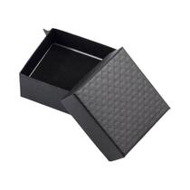 Caixa De Joias Preta 7x7cm Para Colar, Pulseira, Brincos, Anel, Embalagem De Joias, Caixa De