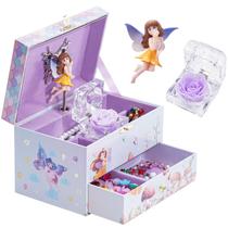 Caixa de joias ProCase Waltz Children Unicorn para meninas de 2 a 8 anos Caixa de joias ProCase Waltz Children Unicorn para meninas de 2 a 8 anos