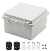 Caixa de junção ABS impermeável Zulkit IP65 15x15x9 cm